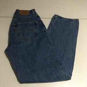 Levi's 501 90s Womens Button Fly Straight Fit Jeans Size 25x30 Premium Big E